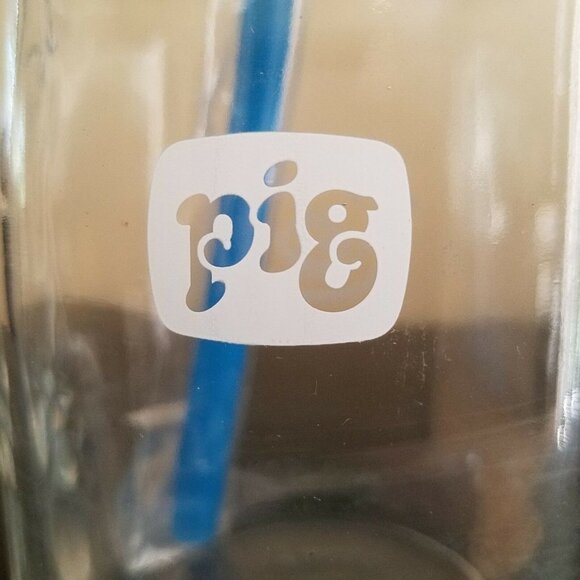 Glass Mason Jars Mug Pig Logo Set of 2 - Picture 10 of 12